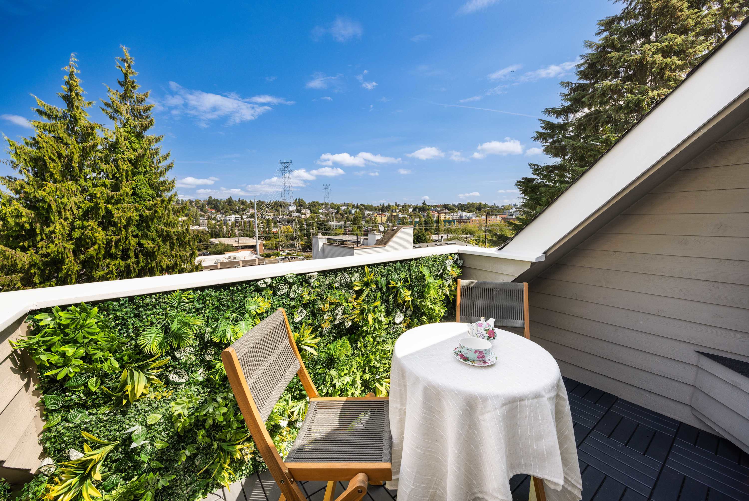 Balcony seating